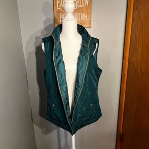 NWT Charter Club Dark Green Vest